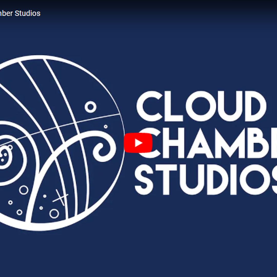 Thumbnail of Cloud Chamber Studios title card with YouTube play button